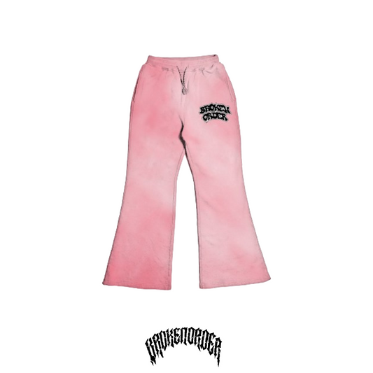 BABY PINK ESSENTIAL STACK JOGGERS
